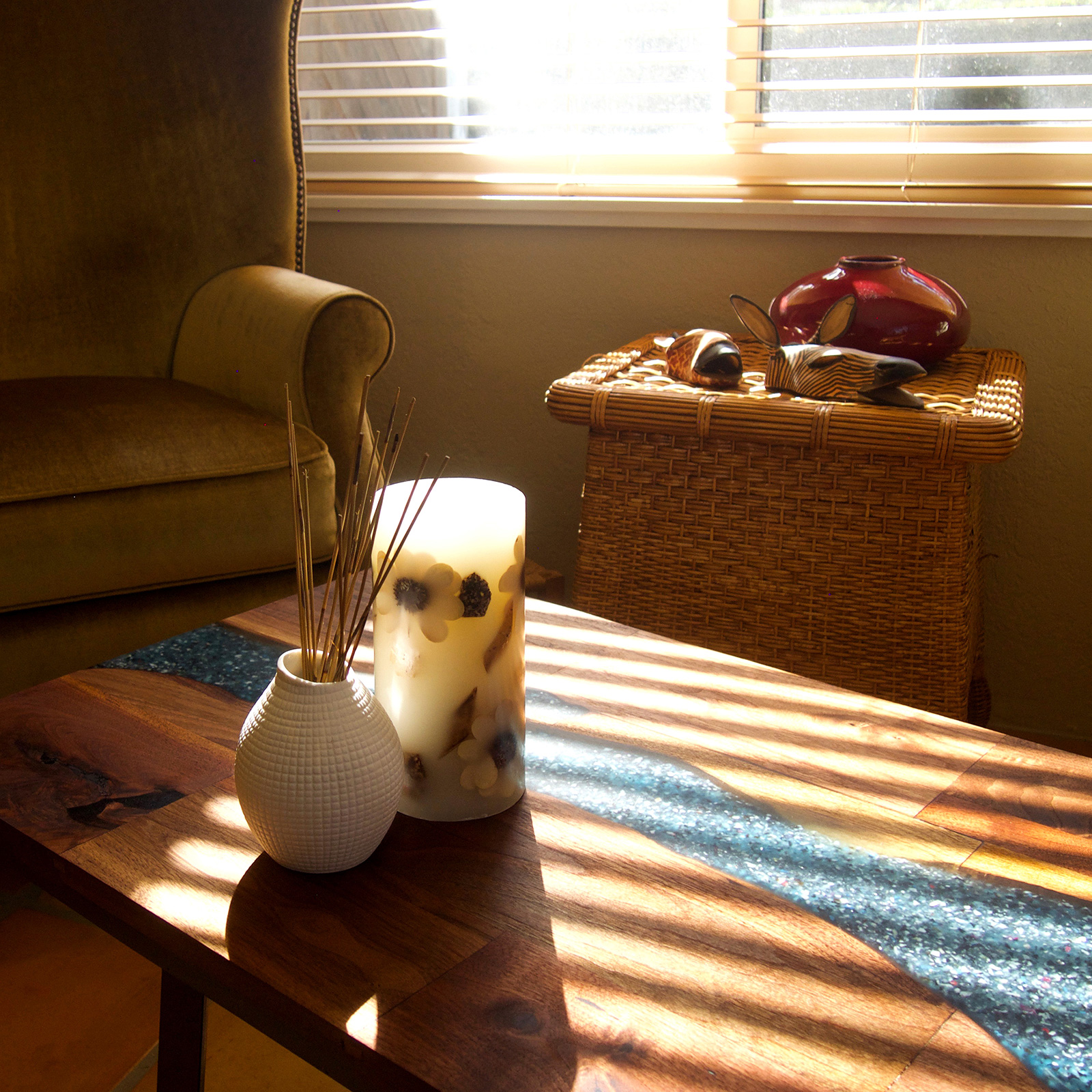 River Table | "Aqua Auction" Coffee Table - Image 3