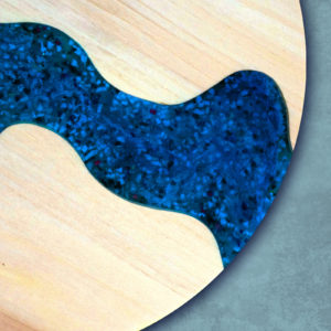 Lazy Susan made with unrecyclable plastics