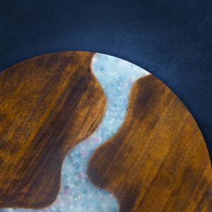 Lazy Susan made with unrecyclable plastics