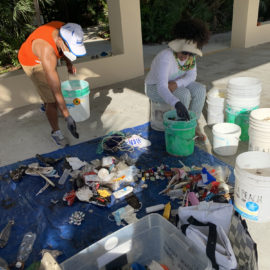 Sorting plastic pollution