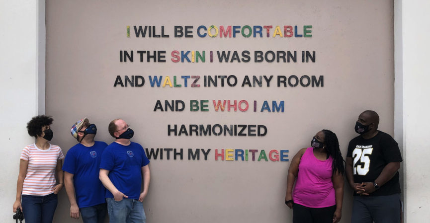 Plastic Poetry 001 - "I WILL BE COMFORTABLE IN THE SKIN I WAS BORN IN AND WALTZ INTO ANY ROOM AND BE WHO I AM HARMONIZED WITH MY HERITAGE"