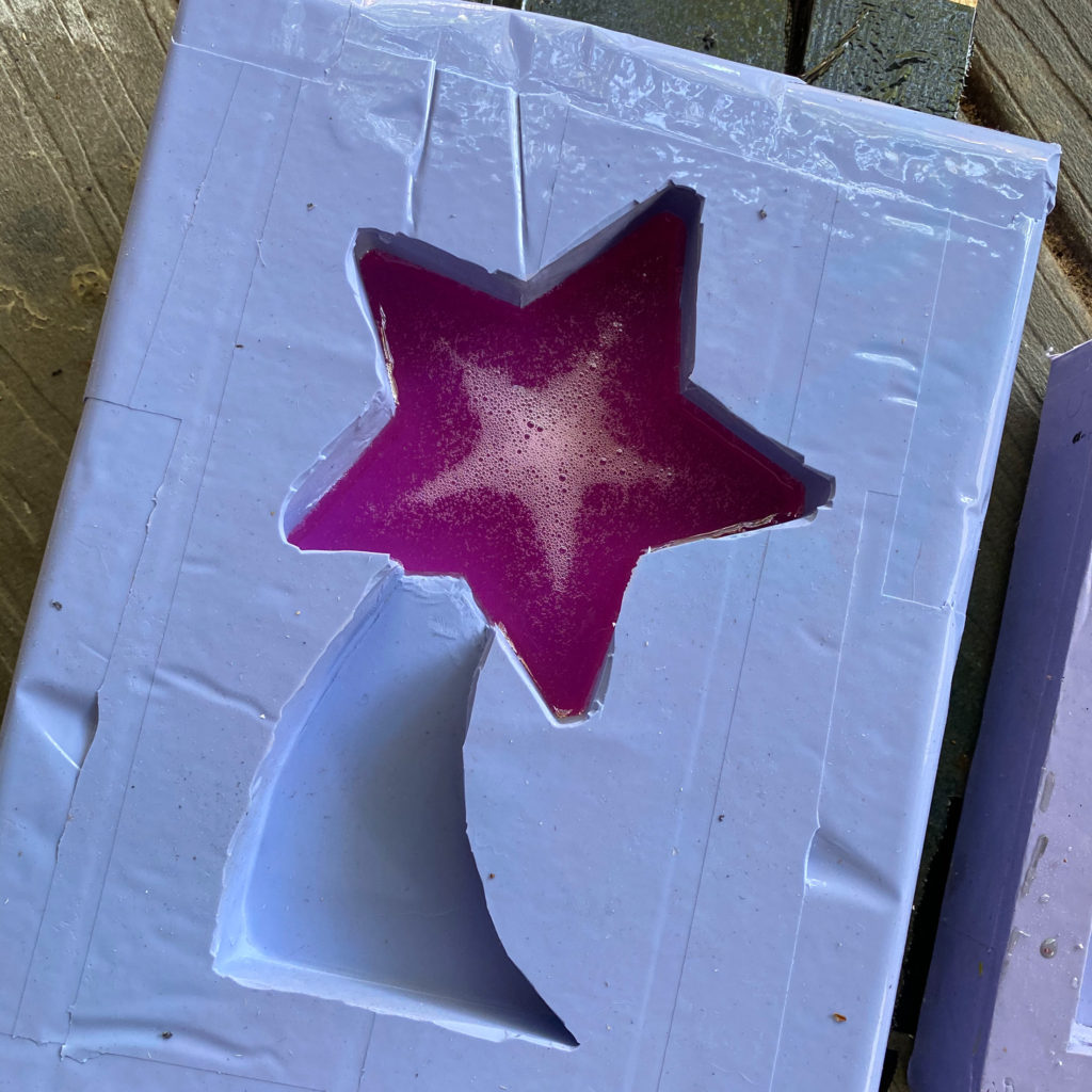 Silicone mold for the Little Star trophies for The Children's Trust's Stay Home Miami summer reading program Battle of the Books