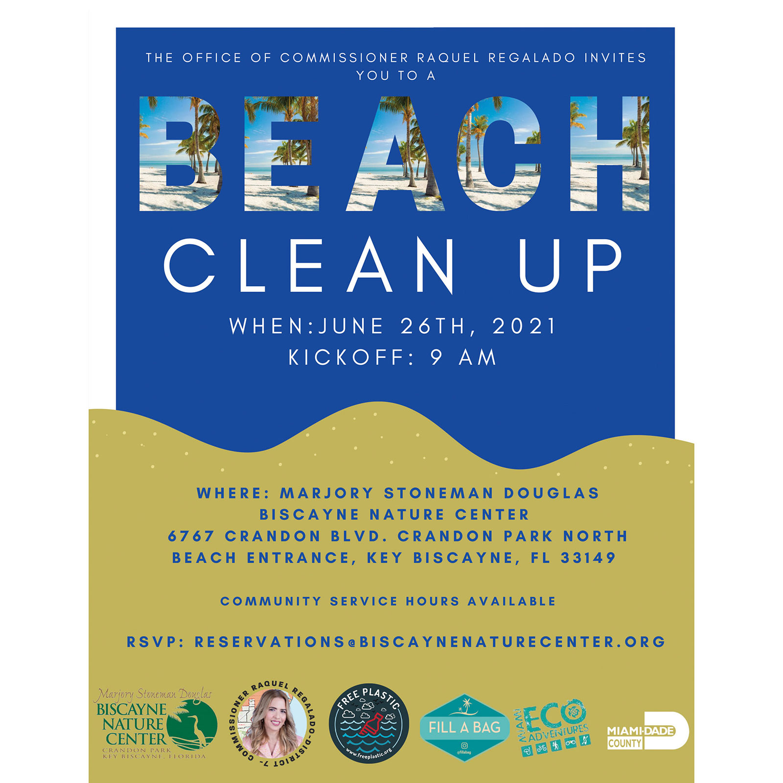 Beach Cleanup flyer