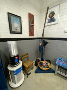 Our injection station at our original HQ
