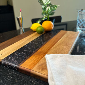 Large Serving Board with Black Canal
