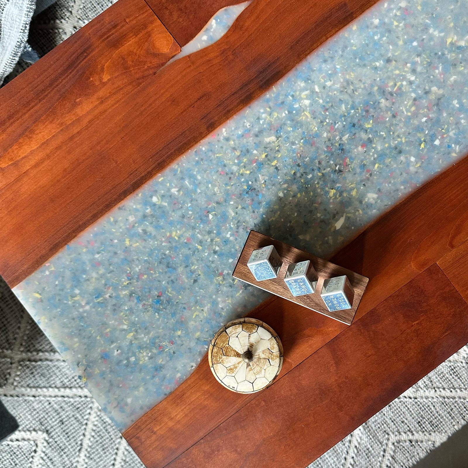 River Table | Confetti River Coffee Table - Image 4