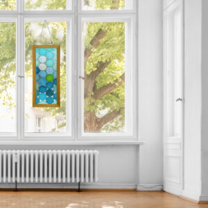 Blue Plastic Glass 002 | Free Plastic | Recycled Epoxy Stained Glass